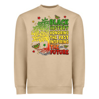 Mushroom title black history celebration Heavyweight Sweatshirt - LillyAllenDesigns