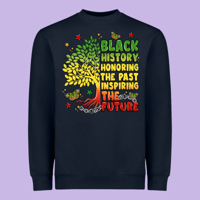 Title Black History Celebration Heavyweight Sweatshirt Designed By Lillyallendesigns