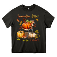 Asphalt pumpkin kisses harvest wishes Heavy Core Tee - BundleAndBundleShop