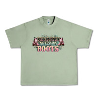 Oil Green bring your ass kicking boots Urban Heavy Tee - NancyCooperArtShop