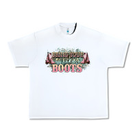 White bring your ass kicking boots Urban Heavy Tee - NancyCooperArtShop