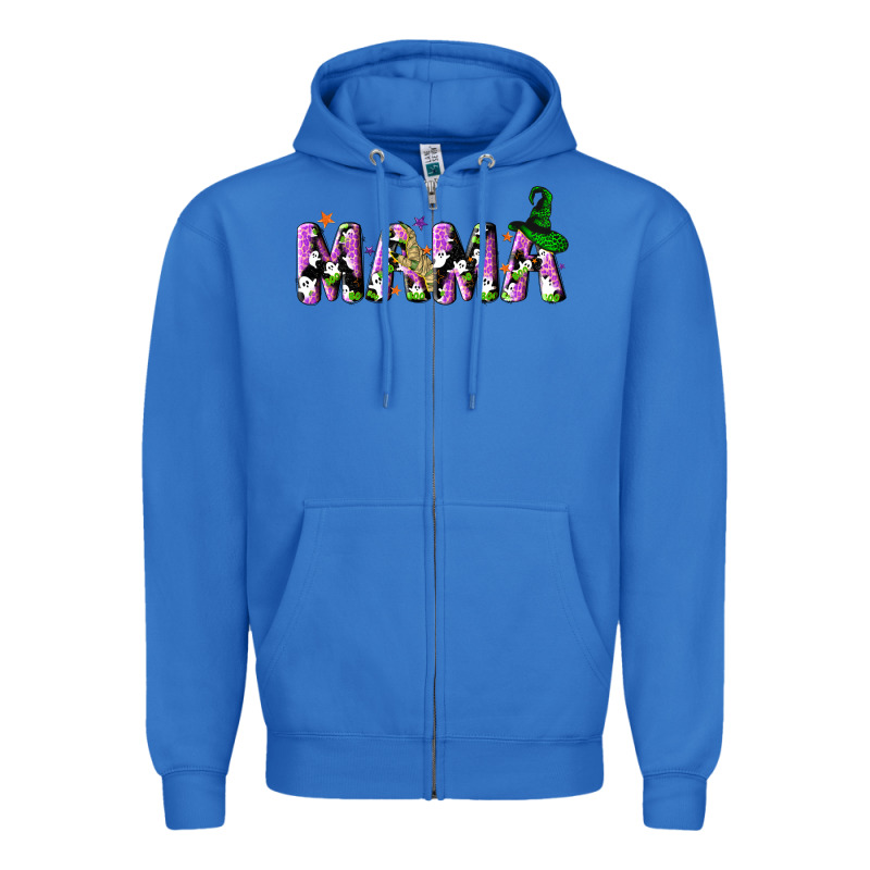 Halloween Spooky Mama Zipper Hoodie by NancyCooperArtShop | Teevron