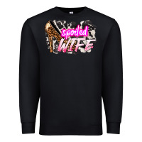 Black Spoiled wife Mother's Day Premium Sweatshirt - HowdyJamesFarm