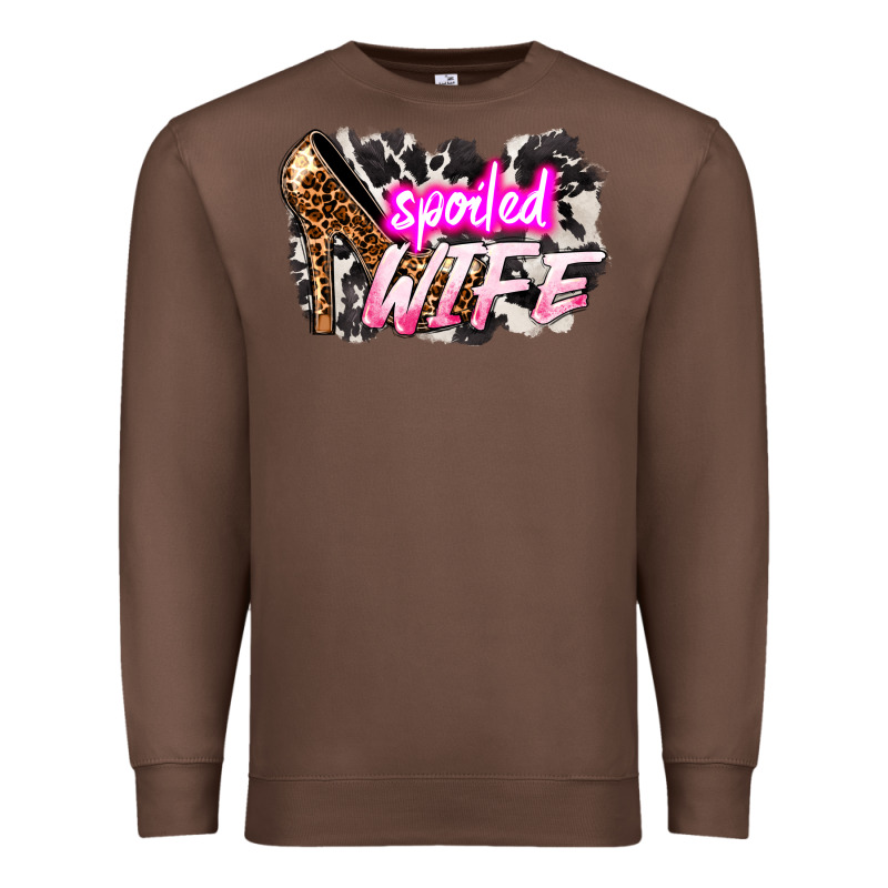 Spoiled Wife Mother's Day Premium Sweatshirt by HowdyJamesFarm | Teevron