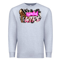 Heather Grey Spoiled wife Mother's Day Premium Sweatshirt - HowdyJamesFarm