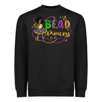 Black bead princess mardi gras Heavyweight Sweatshirt - LillyAllenDesigns