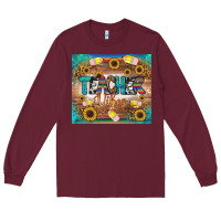 Teacher Vibes Tumbler Long Sleeve Tee | Teevron