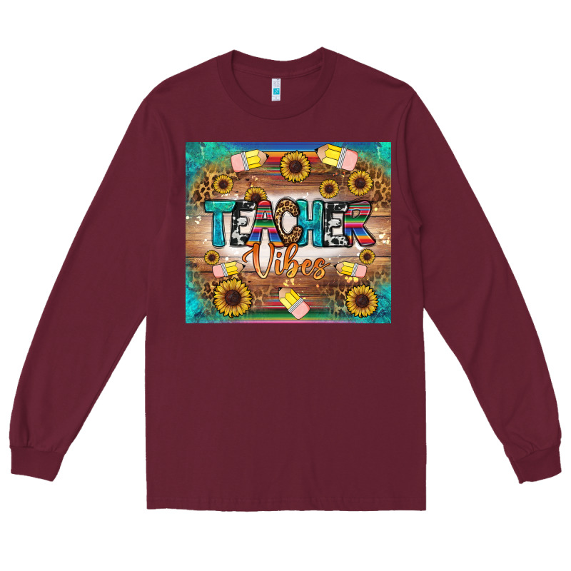 Teacher Vibes Tumbler Long Sleeve Tee by BundleAndBundleShop | Teevron