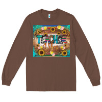 Chestnut teacher vibes tumbler Long Sleeve Tee - BundleAndBundleShop