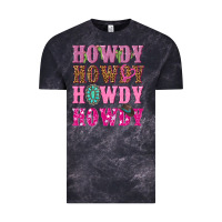 Cloud Black pink howdy howdy howdy Vintage Tee - NancyCooperArtShop