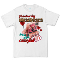 White valentines day memories come first Premium Tee - AdoDesignShop