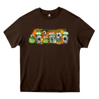 Chocolate Brown soccer coffee cups Heavy Core Tee - Jasminsmagicworld