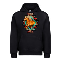 Foreset Green Aztec Symbol With Horse Urban Hoodie - FaDigitalArtStudio