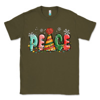 Army Green peace Classic Tee - MaliasSmallBusiness