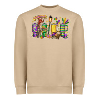 Mushroom obsessive cup disorder mardi gras Heavyweight Sweatshirt - LillyAllenDesigns