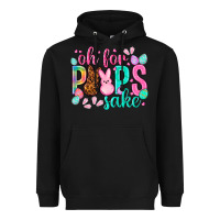 Black oh for peeps sake Easter Day Heavyweight Hoodie - HowdyJamesFarm