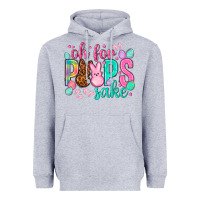 Heather Grey oh for peeps sake Easter Day Heavyweight Hoodie - HowdyJamesFarm