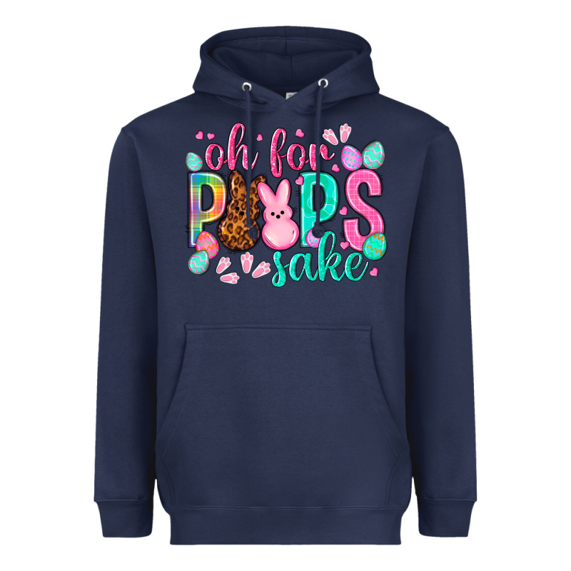 Oh For Peeps Sake Easter Day Heavyweight Hoodie by HowdyJamesFarm | Teevron