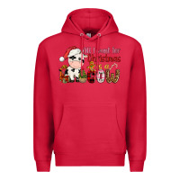 Cardinal all want for christmas is a cow Premium Hoodie - CowGirlArtShop