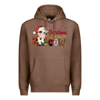 Chestnut all want for christmas is a cow Premium Hoodie - CowGirlArtShop