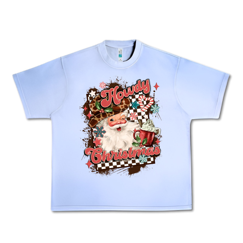 Western Howdy Christmas Urban Heavy Tee by MaliasSmallBusiness | Teevron