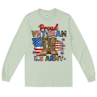 Matcha proud veteran u.s army Long Sleeve Tee - RanaPortraitStore