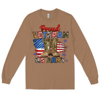 Toasted Coconut proud veteran u.s army Long Sleeve Tee - RanaPortraitStore