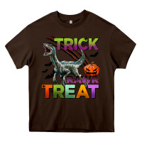 Chocolate Brown trick rawr treat Heavy Core Tee - BundleAndBundleShop