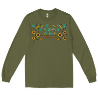 Army Green teacher of tiny humans libbey glass Long Sleeve Tee - BundleAndBundleShop