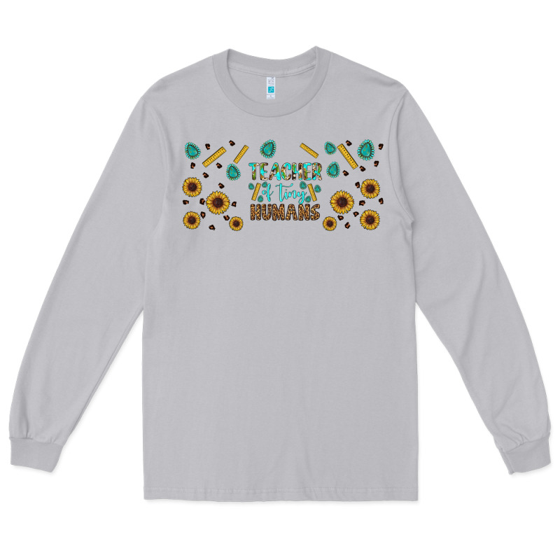 Teacher Of Tiny Humans Libbey Glass Long Sleeve Tee by BundleAndBundleShop | Teevron