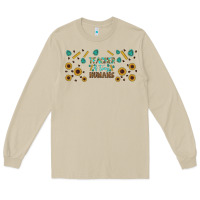 Mushroom teacher of tiny humans libbey glass Long Sleeve Tee - BundleAndBundleShop