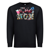 Black Nurse mom Mother's Day Premium Sweatshirt - HowdyJamesFarm