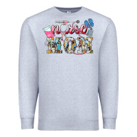 Heather Grey Nurse mom Mother's Day Premium Sweatshirt - HowdyJamesFarm