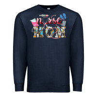 Navy Nurse mom Mother's Day Premium Sweatshirt - HowdyJamesFarm