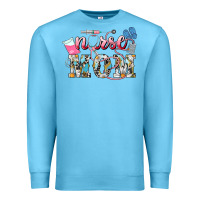 Ocean Blue Nurse mom Mother's Day Premium Sweatshirt - HowdyJamesFarm
