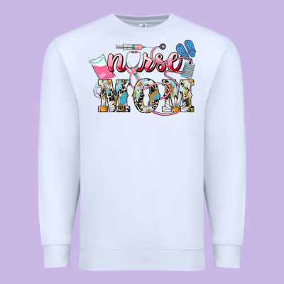 Nurse Mom Mother's Day Premium Sweatshirt Designed By Howdyjamesfarm