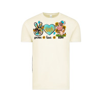 Vintage Arctic peace love cute cow Vintage Tee - NancyCooperArtShop