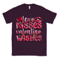 Plum love kisses valentine wishes Classic Tee - NancyCooperArtShop