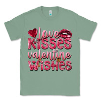 Sage love kisses valentine wishes Classic Tee - NancyCooperArtShop