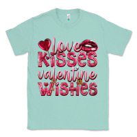 Seafoam love kisses valentine wishes Classic Tee - NancyCooperArtShop