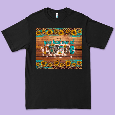 You Had Me At Coffee Premium Tee Designed By Artiststas
