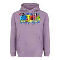 Lavender Autism acceptance Heavyweight Hoodie - CowGirlArtShop