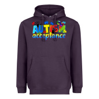 Plum Autism acceptance Heavyweight Hoodie - CowGirlArtShop