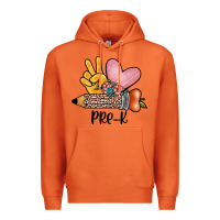 Carrot peace love pre k Premium Hoodie - JahusDesignShop