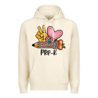 Tofu peace love pre k Premium Hoodie - JahusDesignShop
