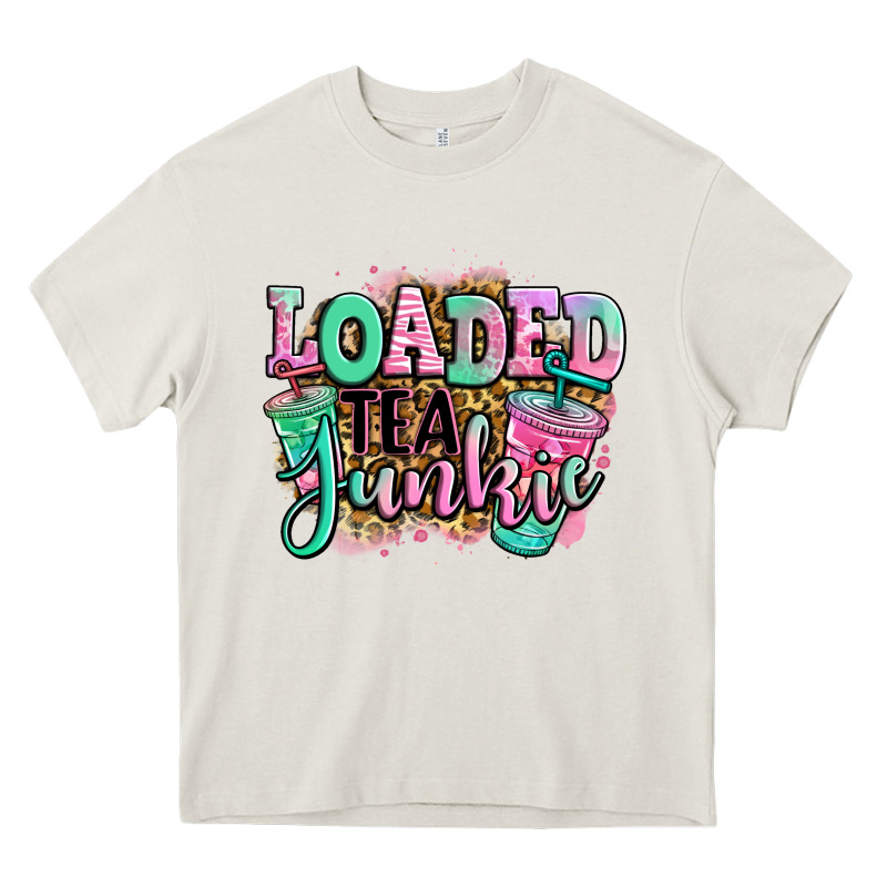 Loaded Tea Junkie Heavy Core Tee by Jasminsmagicworld | Teevron