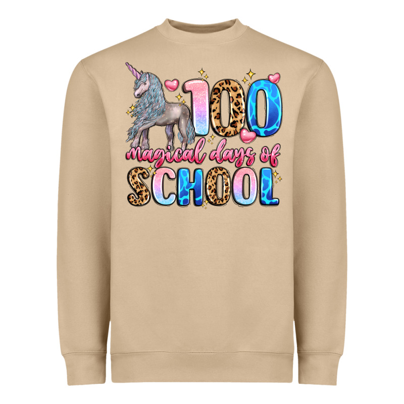 100 Magical Days Of School Heavyweight Sweatshirt by LillyAllenDesigns | Teevron