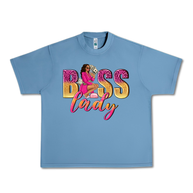 Boss Lady Afro Woman Urban Heavy Tee by NancyCooperArtShop | Teevron
