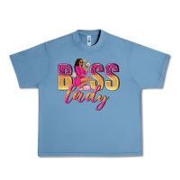 Pebble Blue boss lady afro woman Urban Heavy Tee - NancyCooperArtShop