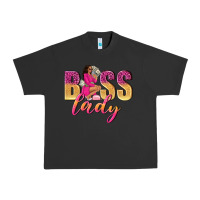 Pigment Black boss lady afro woman Urban Heavy Tee - NancyCooperArtShop